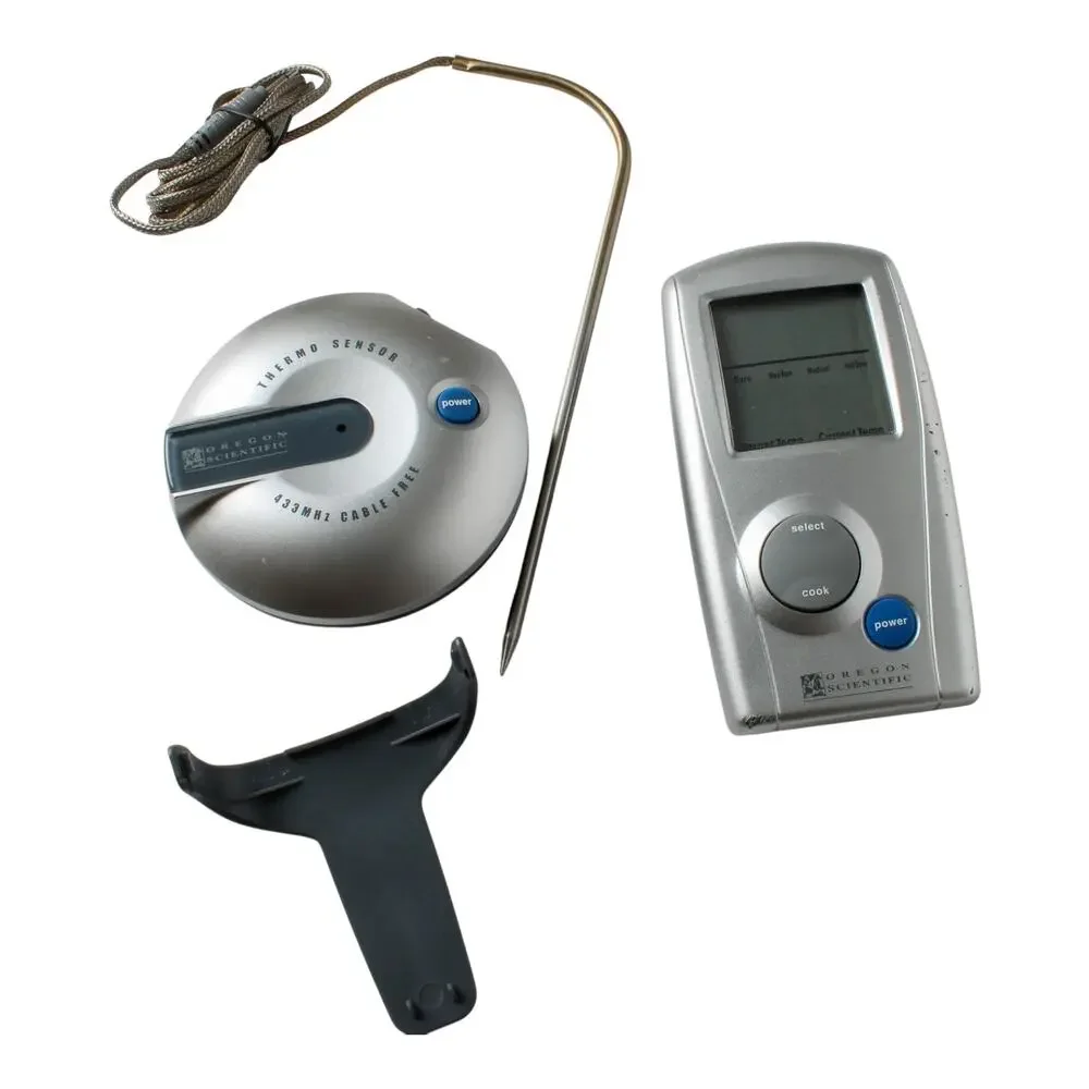 Oregon Scientific AW129 Wireless Meat Thermometer w/ Probe Thermometer & Remote